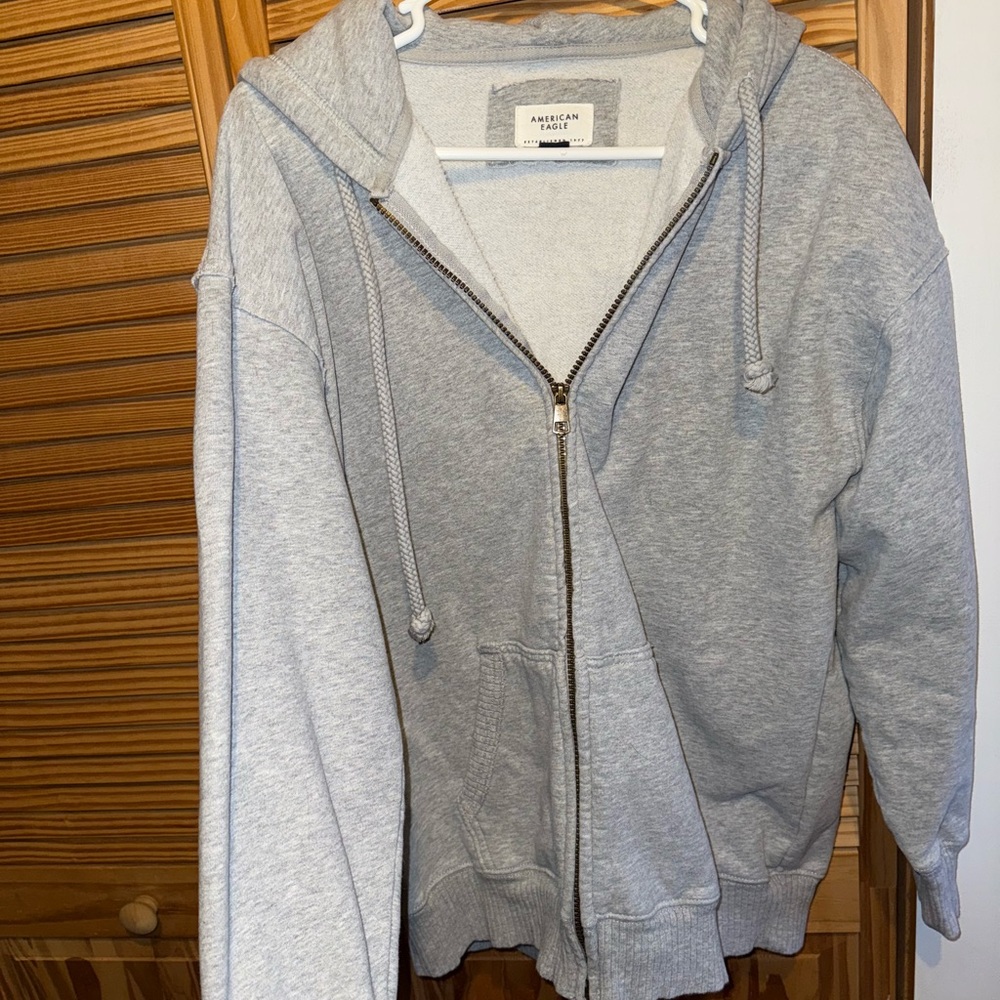 American Eagle Outfitters Heather Gray Hoodie